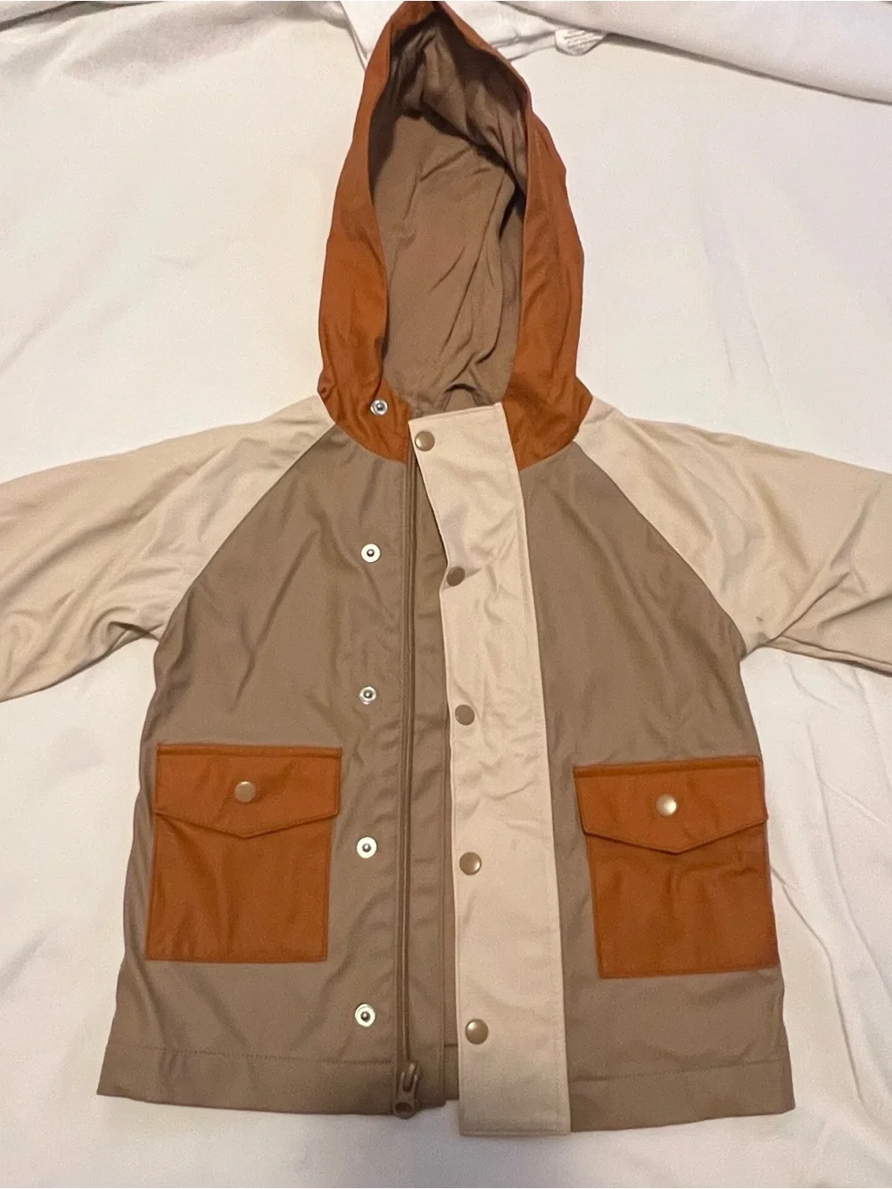 Wonder Nation Toddler Boys Colorblock Rain Jacket 2T